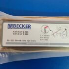 Vanes En Carbone Becker "WN 124-032" Pour Pompe à Vide (250 × 39 × 4 mm)